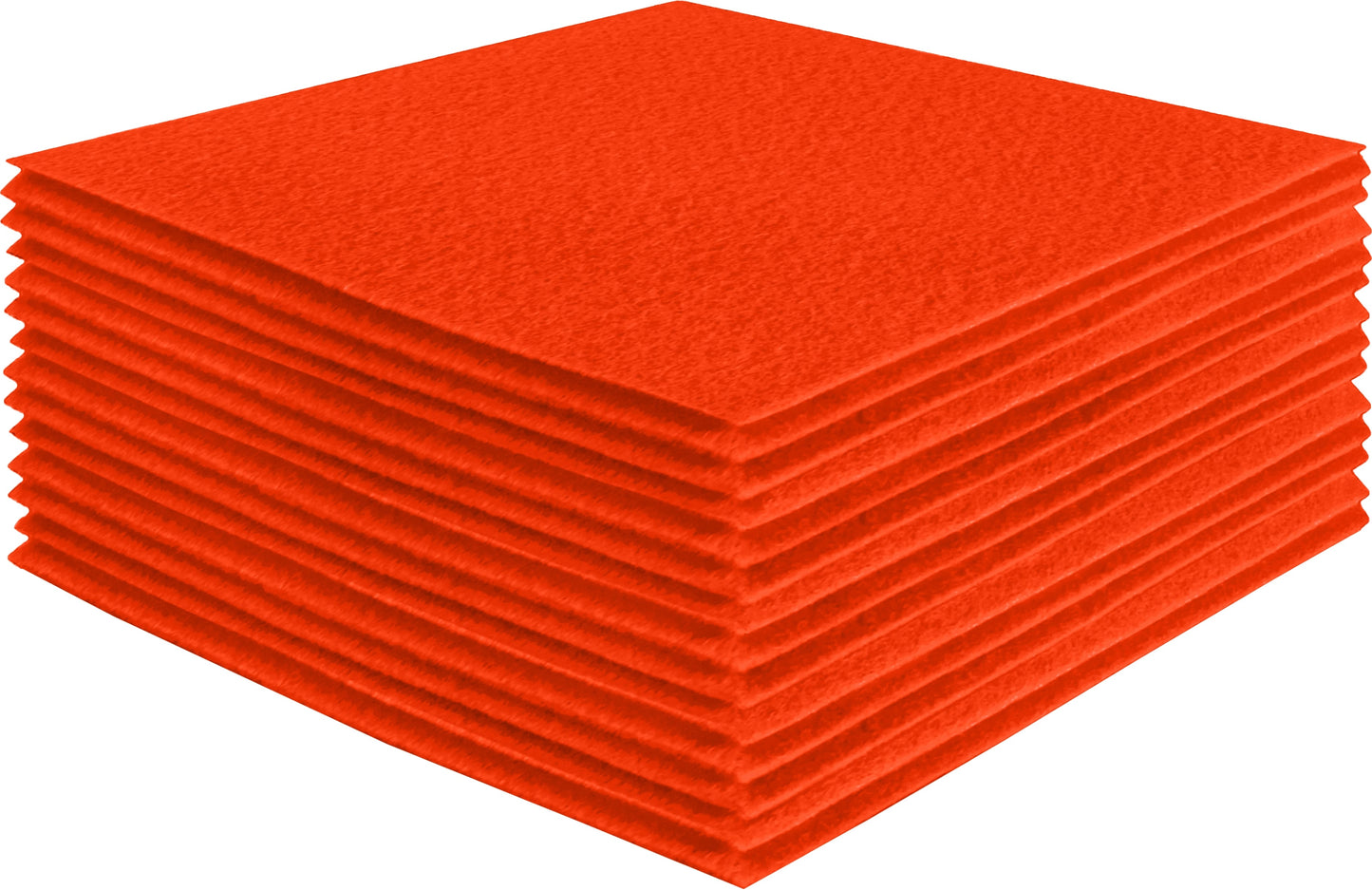 FabricLA Acrylic Felt Craft Sheet Packs – Neon Orange | Soft 100% Acrylic Felt Sheets for DIY & Crafts - Prismatic Fiber Arts