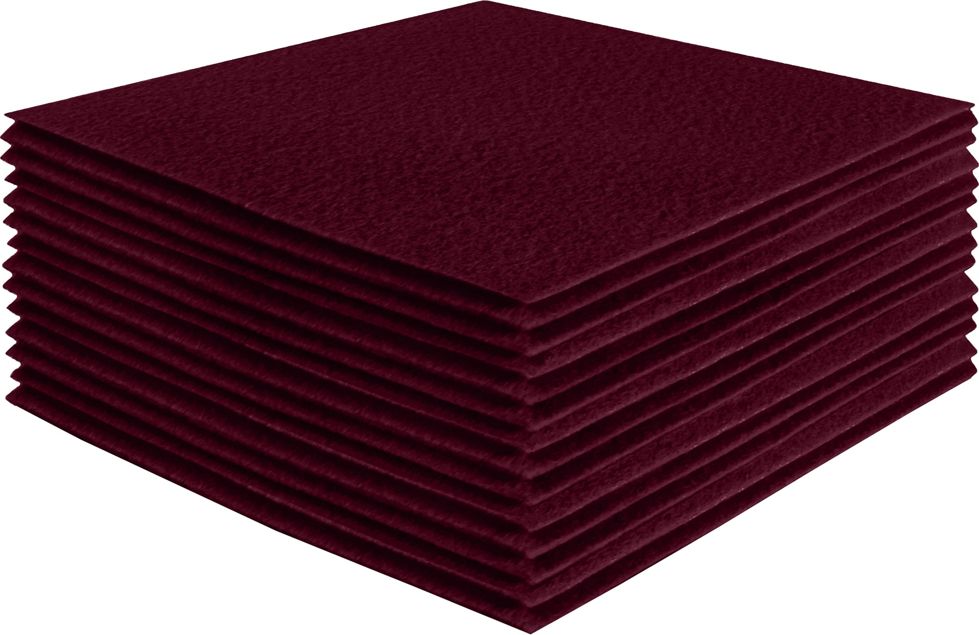 FabricLA Acrylic Felt Craft Sheet Packs – Burgundy | Soft 100% Acrylic Felt Sheets for DIY & Sewing Projects - Prismatic Fiber Arts