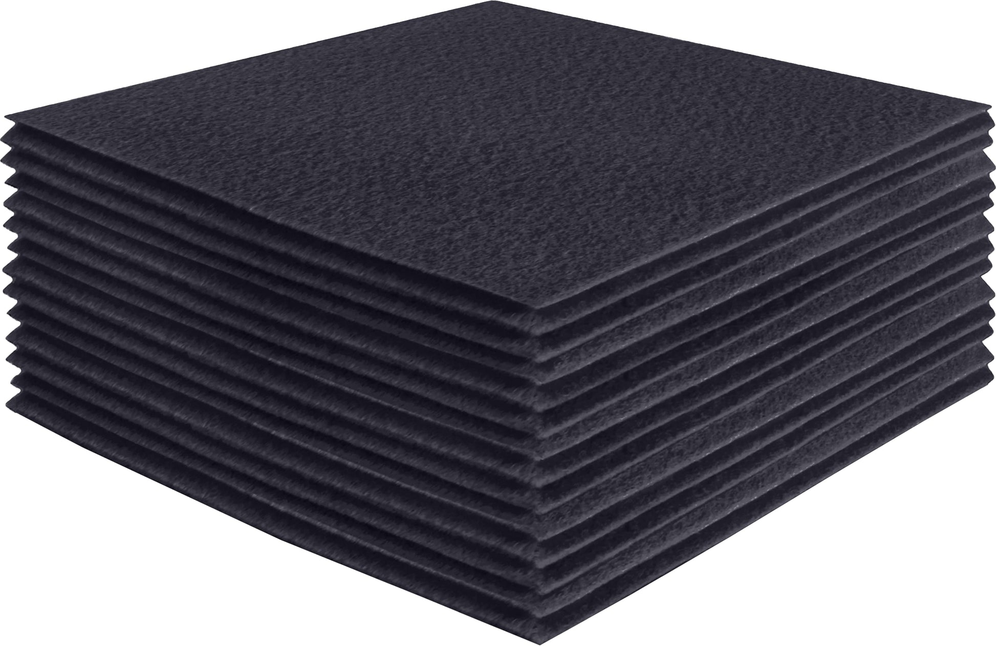 FabricLA Acrylic Felt Craft Sheet Packs – Dark Gray | Soft 100% Acrylic Felt Sheets for DIY & Crafts - Prismatic Fiber Arts