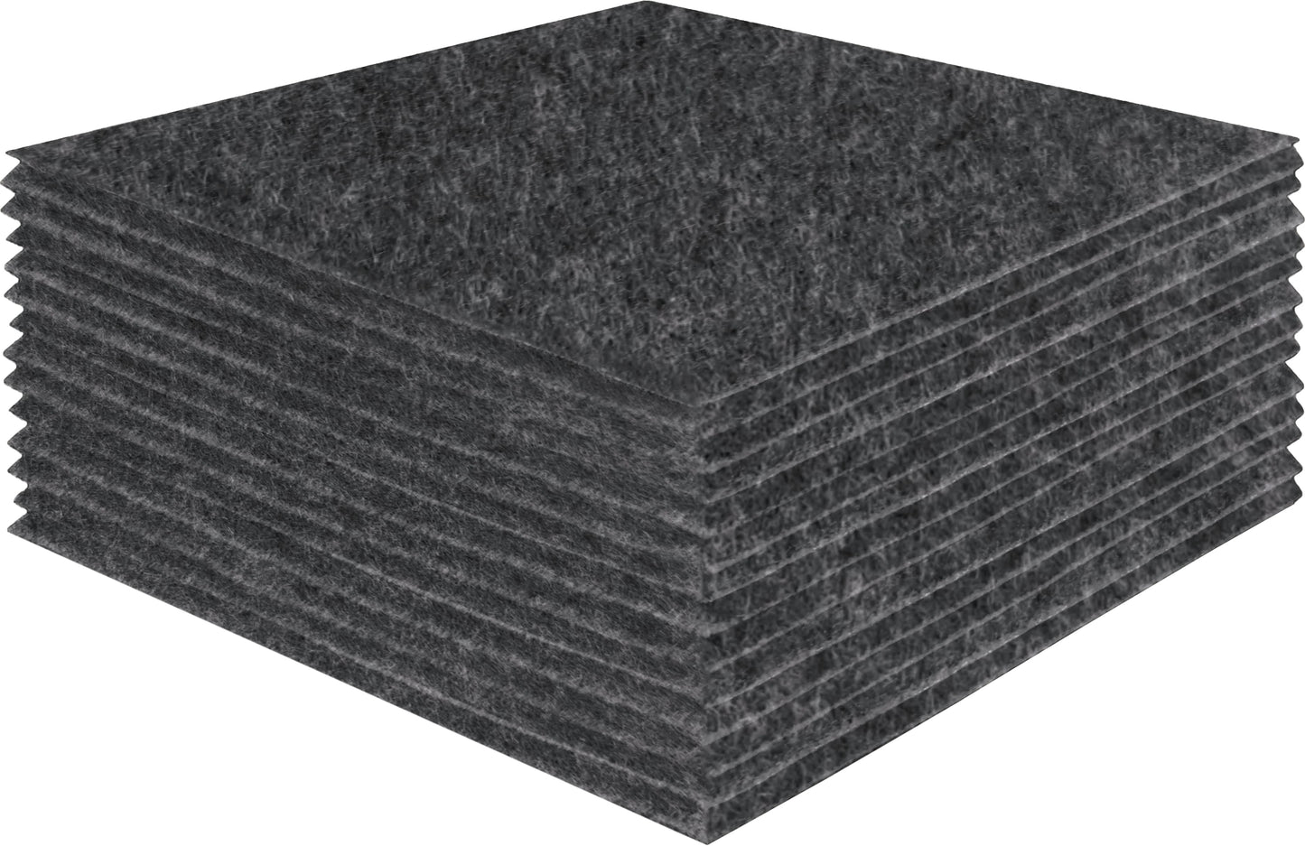 FabricLA Acrylic Felt Craft Sheet Packs – Charcoal | Soft 100% Acrylic Felt Sheets for DIY & Crafts - Prismatic Fiber Arts