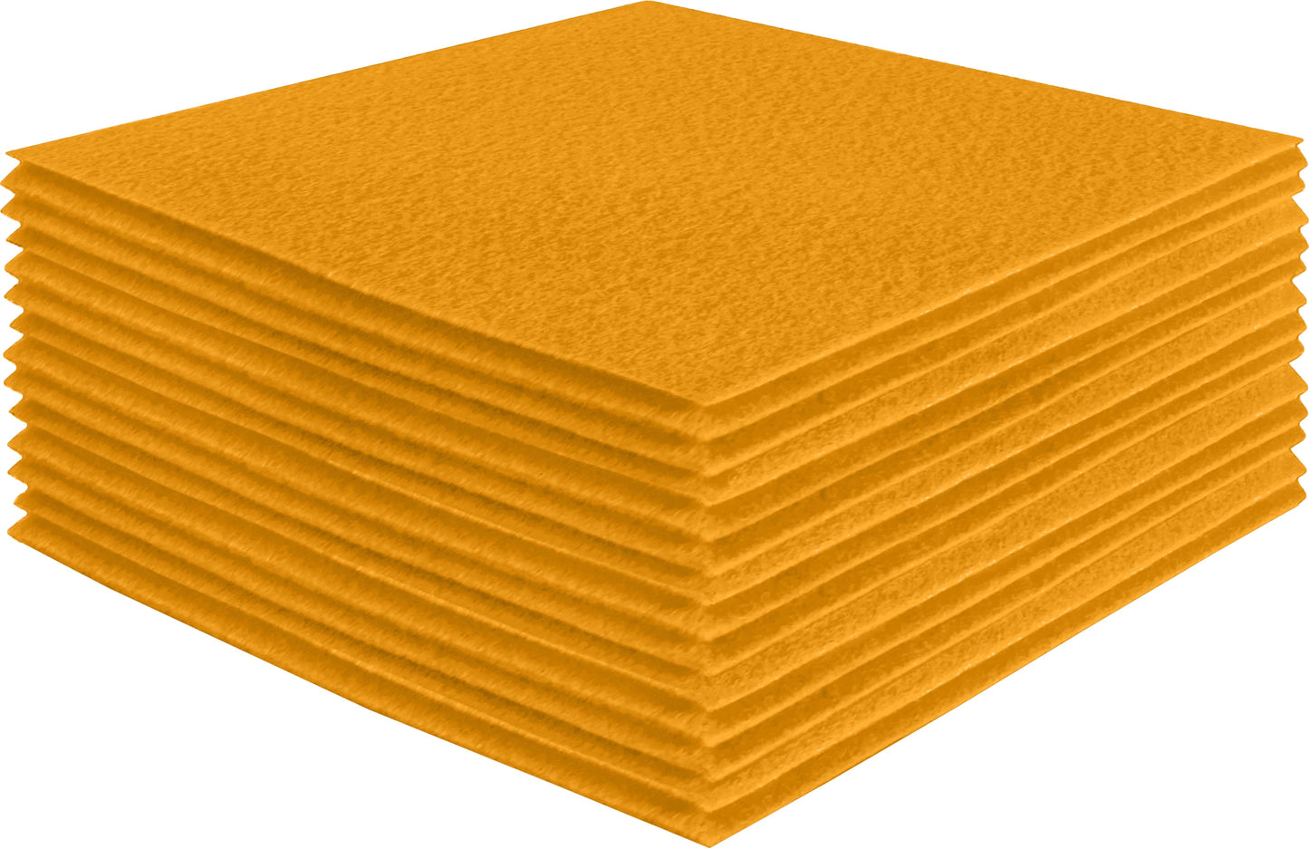 FabricLA Acrylic Felt Craft Sheet Packs – Gold | Soft 100% Acrylic Felt Sheets for DIY & Crafts - Prismatic Fiber Arts