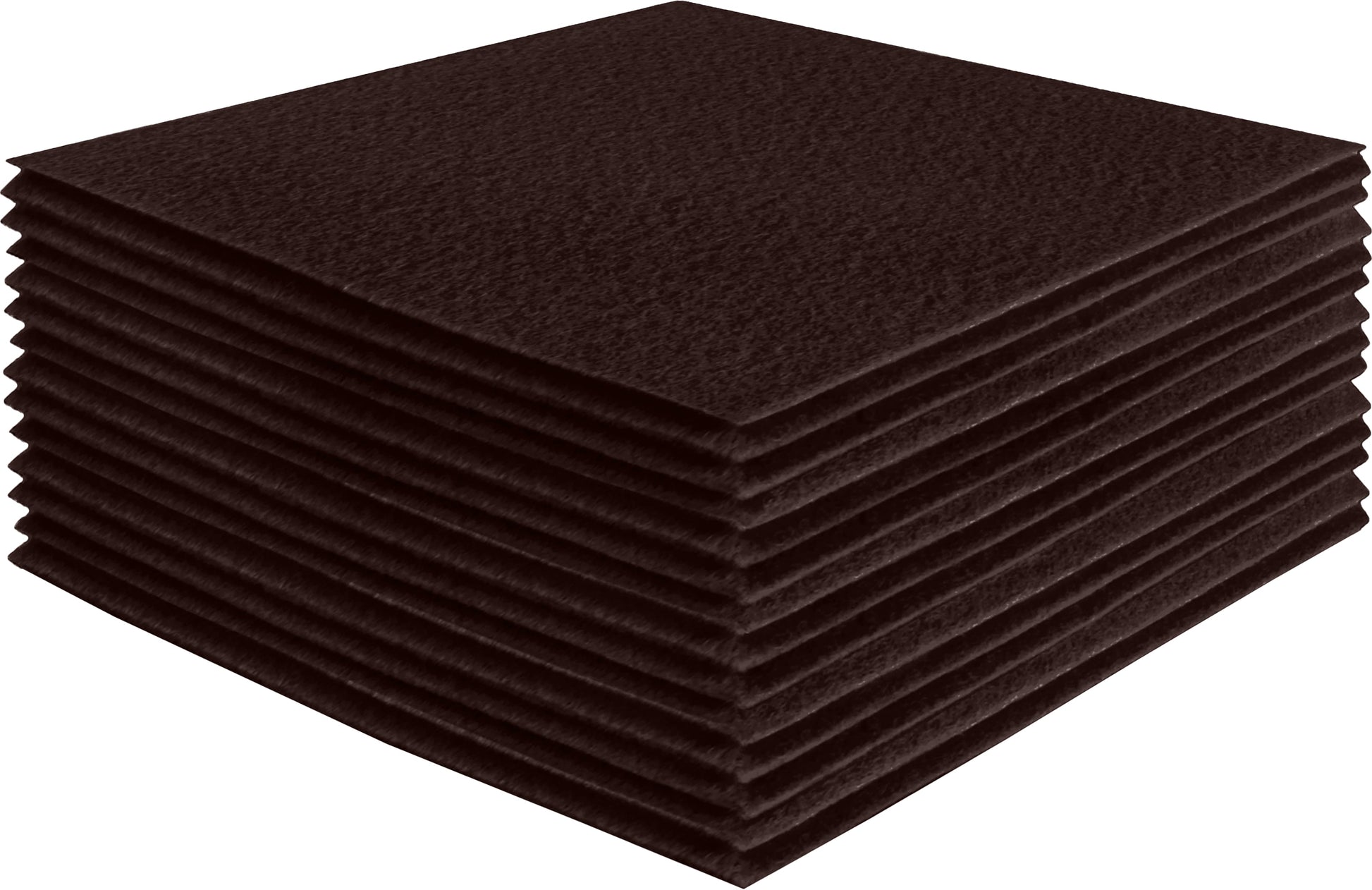 FabricLA Acrylic Felt Craft Sheet Packs – Brown | Soft 100% Acrylic Felt Sheets for DIY & Crafts - Prismatic Fiber Arts