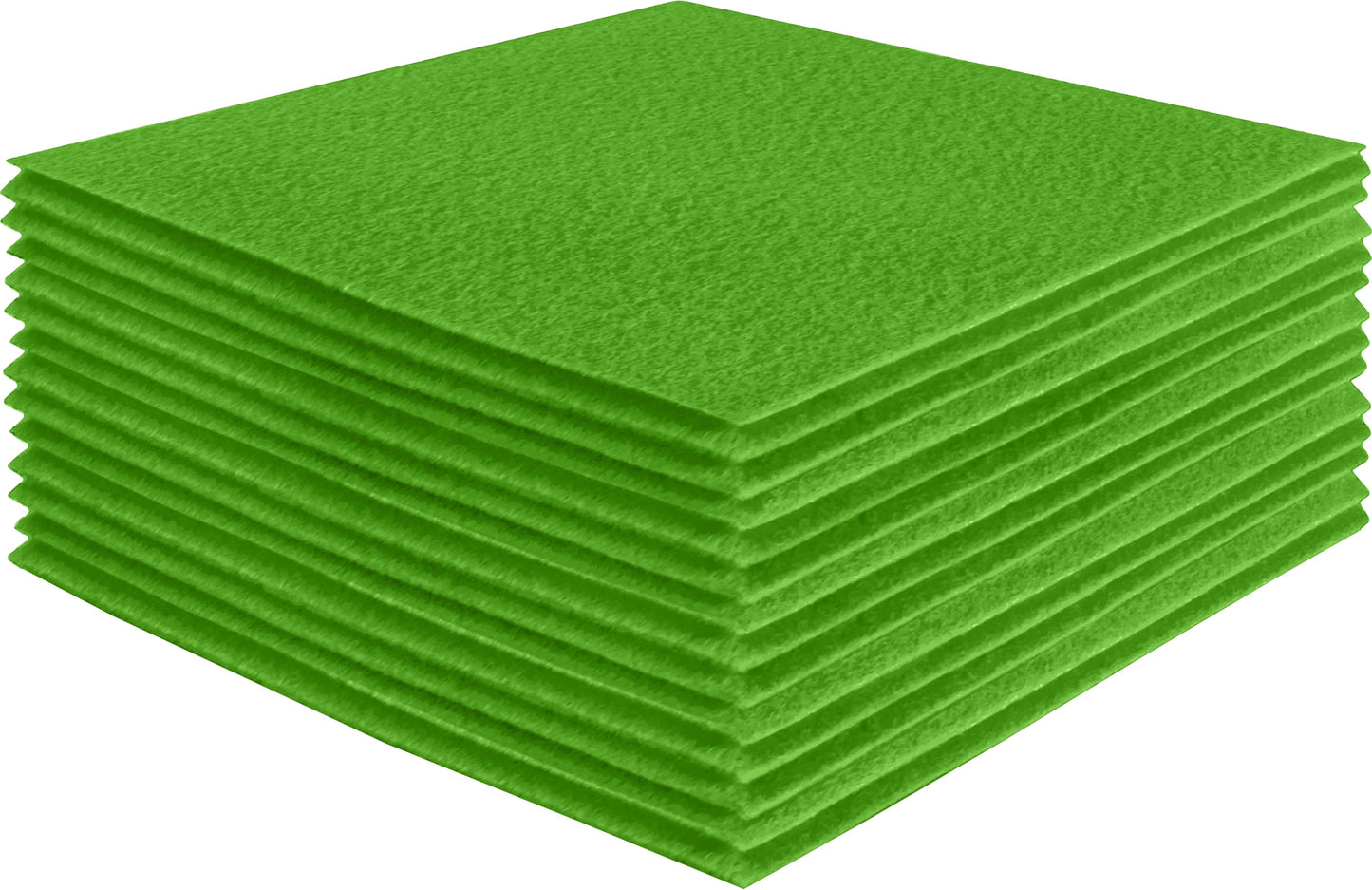 FabricLA Acrylic Felt Craft Sheet Packs – Lime | Soft 100% Acrylic Felt Sheets for DIY & Crafts - Prismatic Fiber Arts