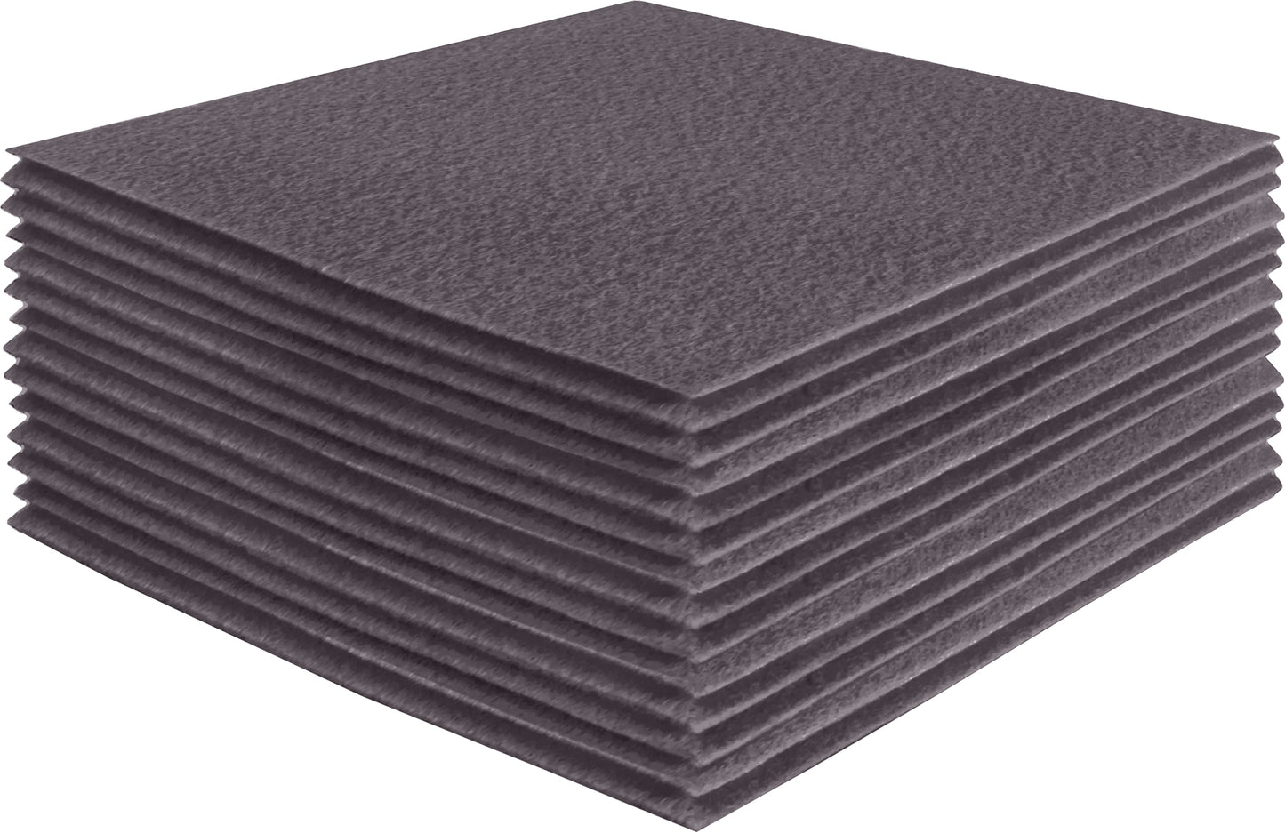 FabricLA Acrylic Felt Craft Sheet Packs – Platinum Gray | Soft 100% Acrylic Felt Sheets for DIY & Crafts - Prismatic Fiber Arts