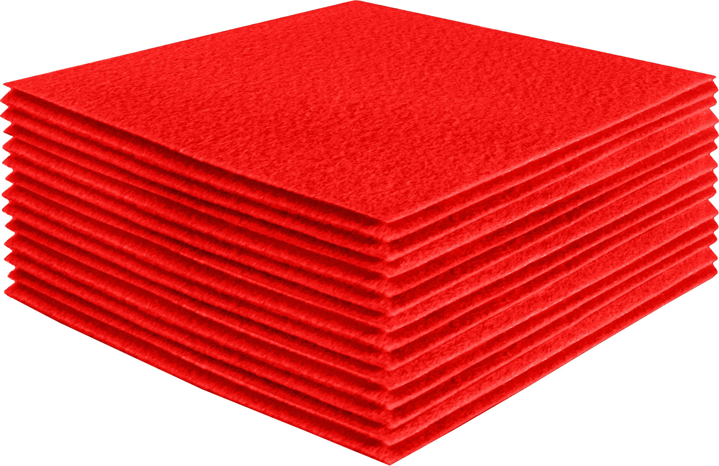 FabricLA Acrylic Felt Craft Sheet Packs – Hot Orange | Soft 100% Acrylic Felt Sheets for DIY & Crafts - Prismatic Fiber Arts
