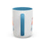 PFA "Logo" Accent Coffee Mug (11, 15oz) - Prismatic Fiber Arts