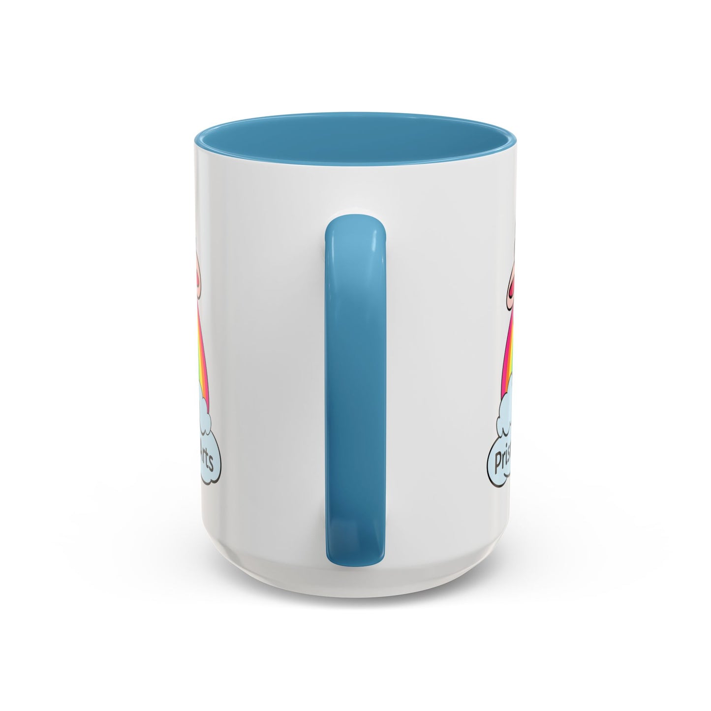 PFA "Logo" Accent Coffee Mug (11, 15oz) - Prismatic Fiber Arts