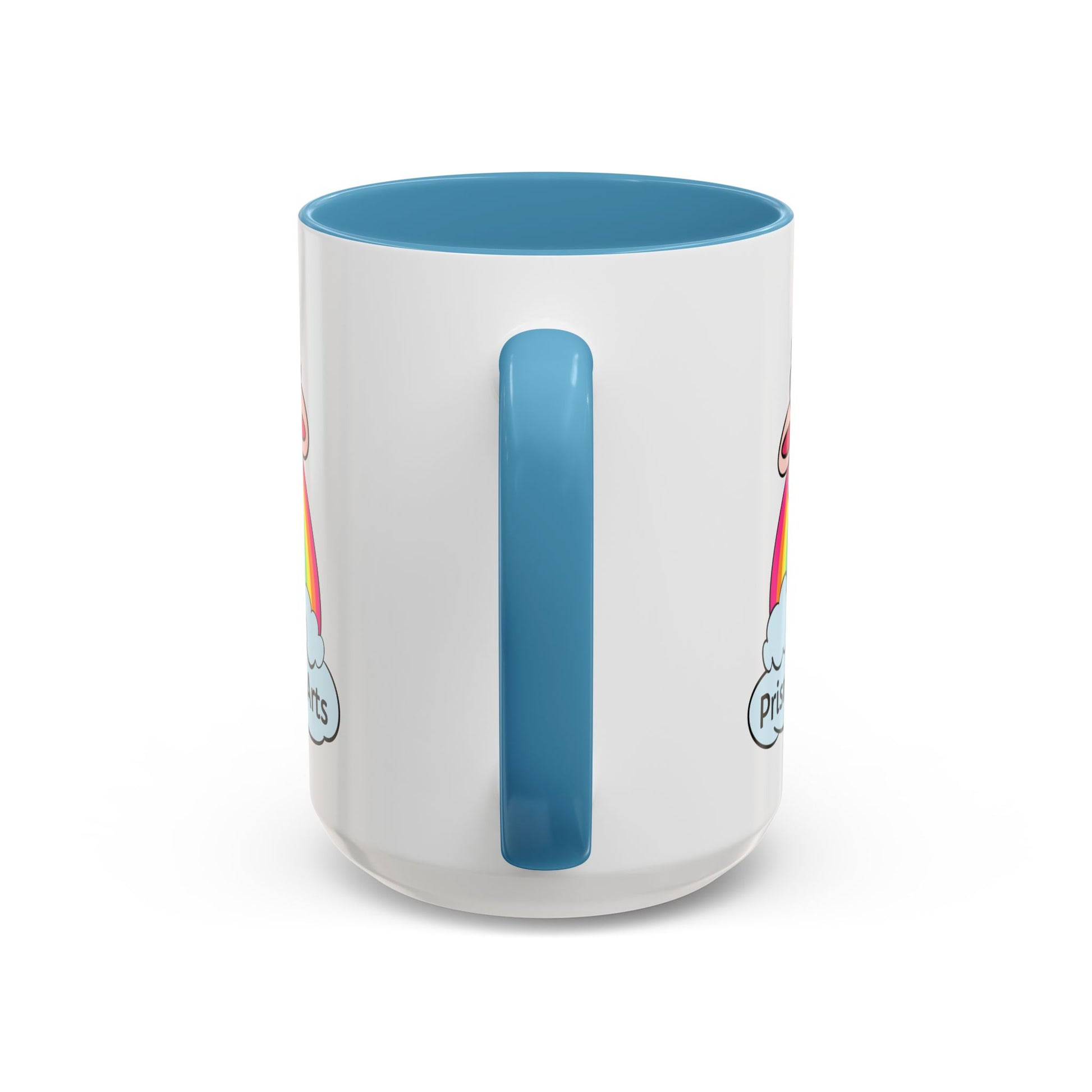 PFA "Logo" Accent Coffee Mug (11, 15oz) - Prismatic Fiber Arts