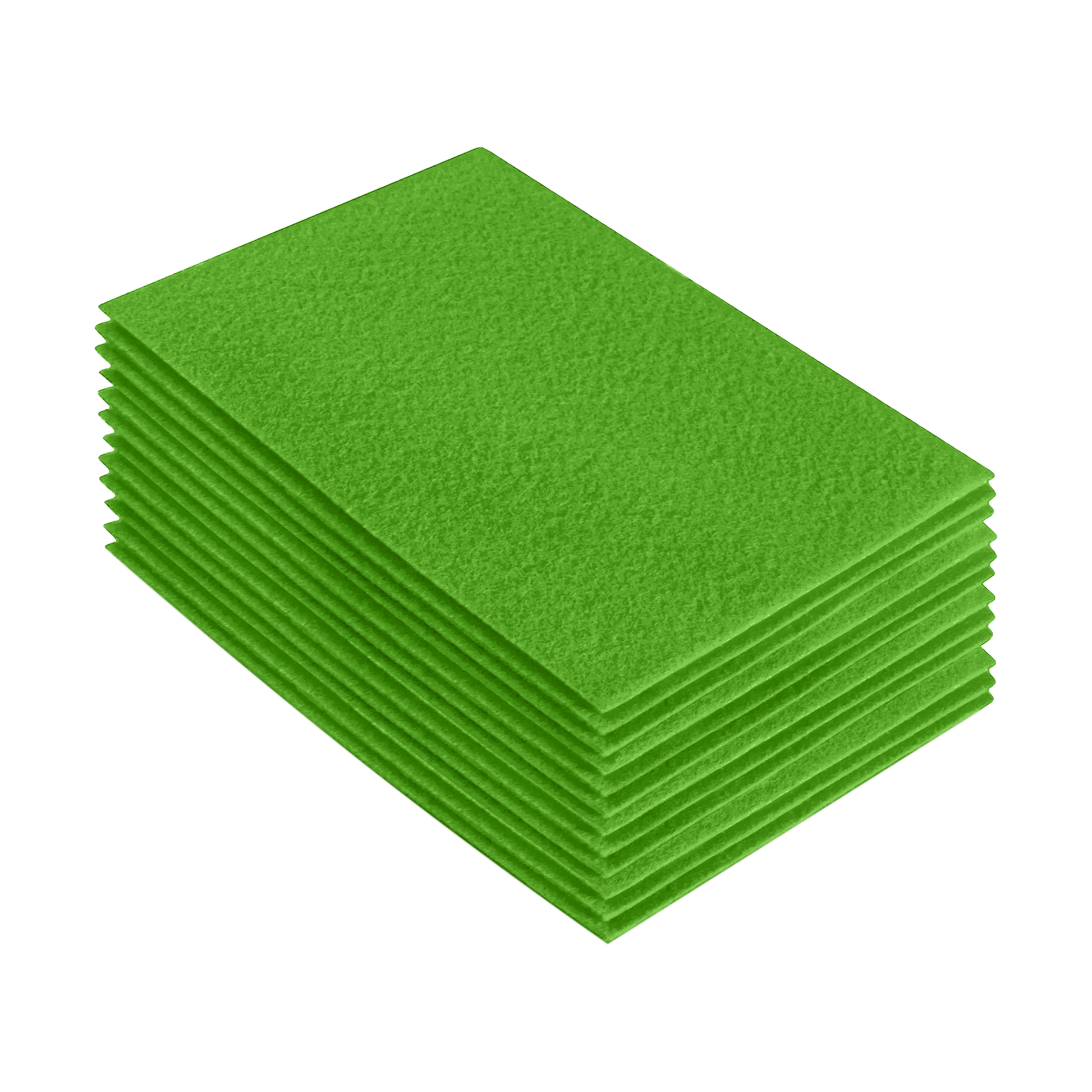 FabricLA Acrylic Felt 9"X12" Sheet Packs | Lime - Prismatic Fiber Arts