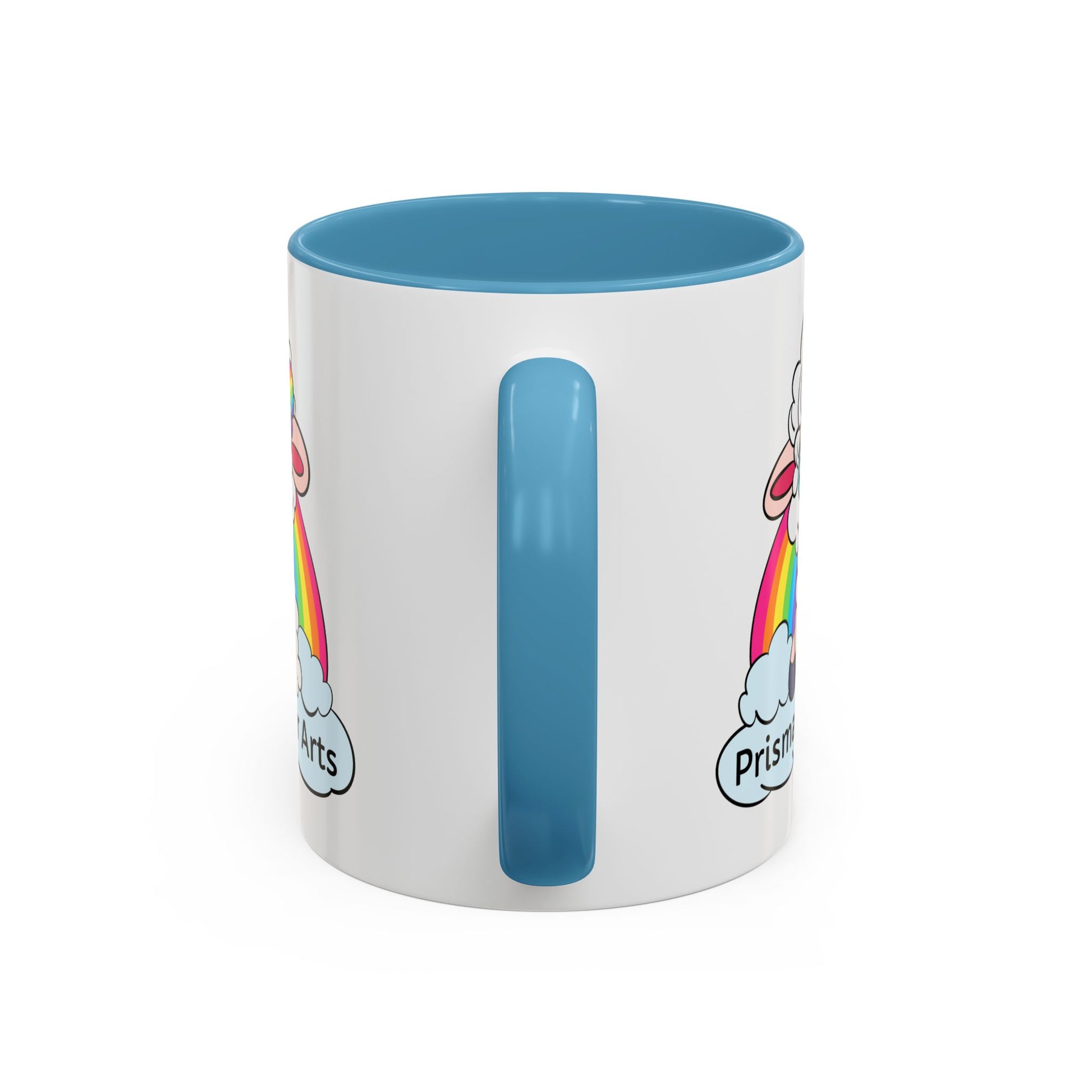 PFA "Logo" Accent Coffee Mug (11, 15oz) - Prismatic Fiber Arts