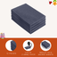 FabricLA Acrylic Felt 9"X12" Sheet Packs | Heather Grey - Prismatic Fiber Arts