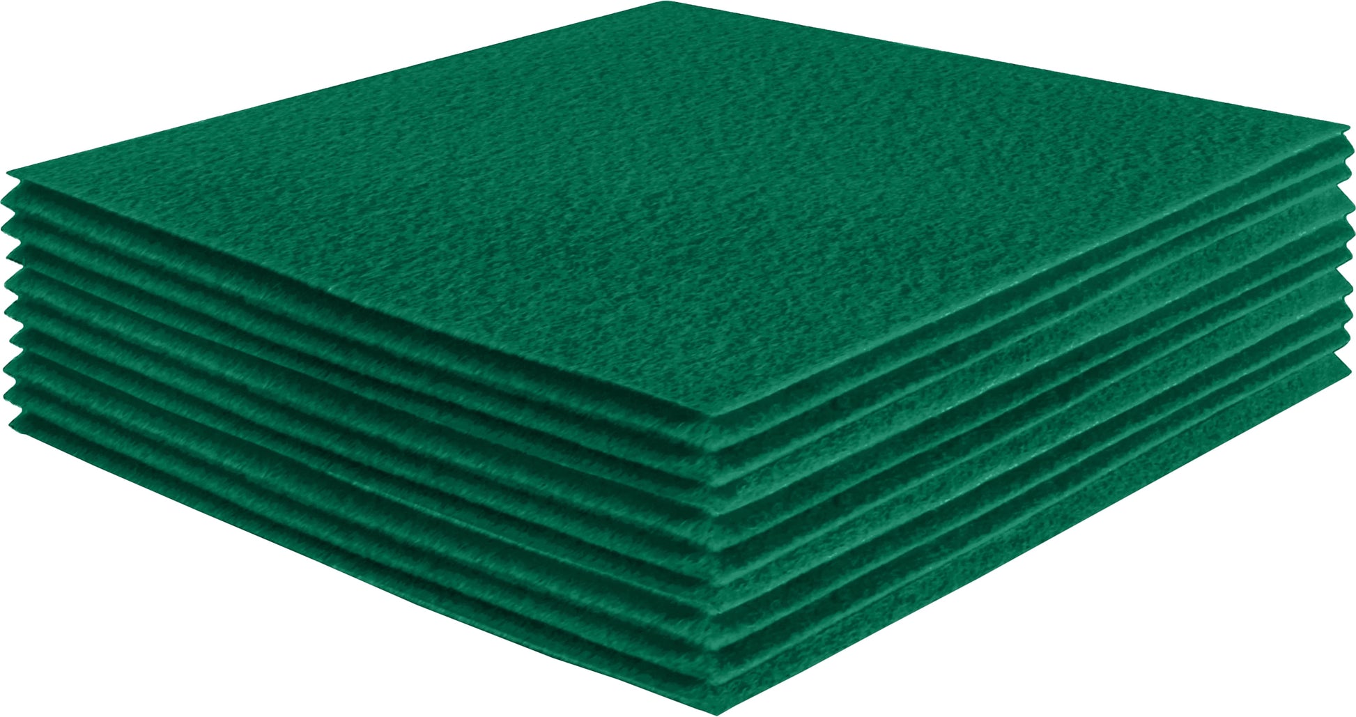 FabricLA Acrylic Felt Craft Sheet Packs – Kelly Green | Soft 100% Acrylic Felt Sheets for DIY & Crafts - Prismatic Fiber Arts