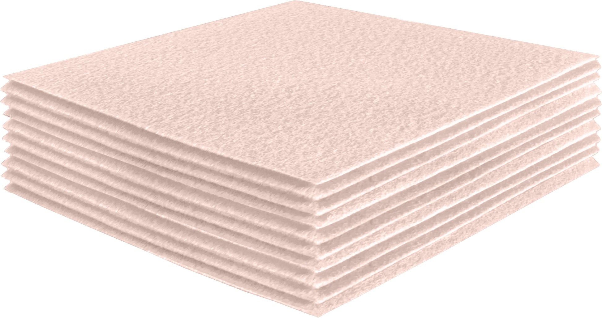 FabricLA Acrylic Felt Craft Sheet Packs – Ivory | Soft 100% Acrylic Felt Sheets for DIY & Crafts - Prismatic Fiber Arts