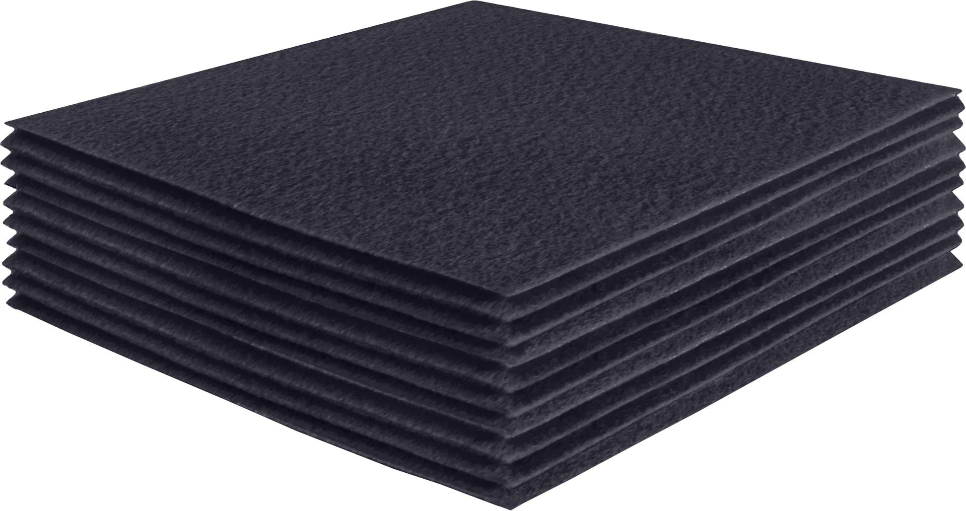 FabricLA Acrylic Felt Craft Sheet Packs – Dark Gray | Soft 100% Acrylic Felt Sheets for DIY & Crafts - Prismatic Fiber Arts