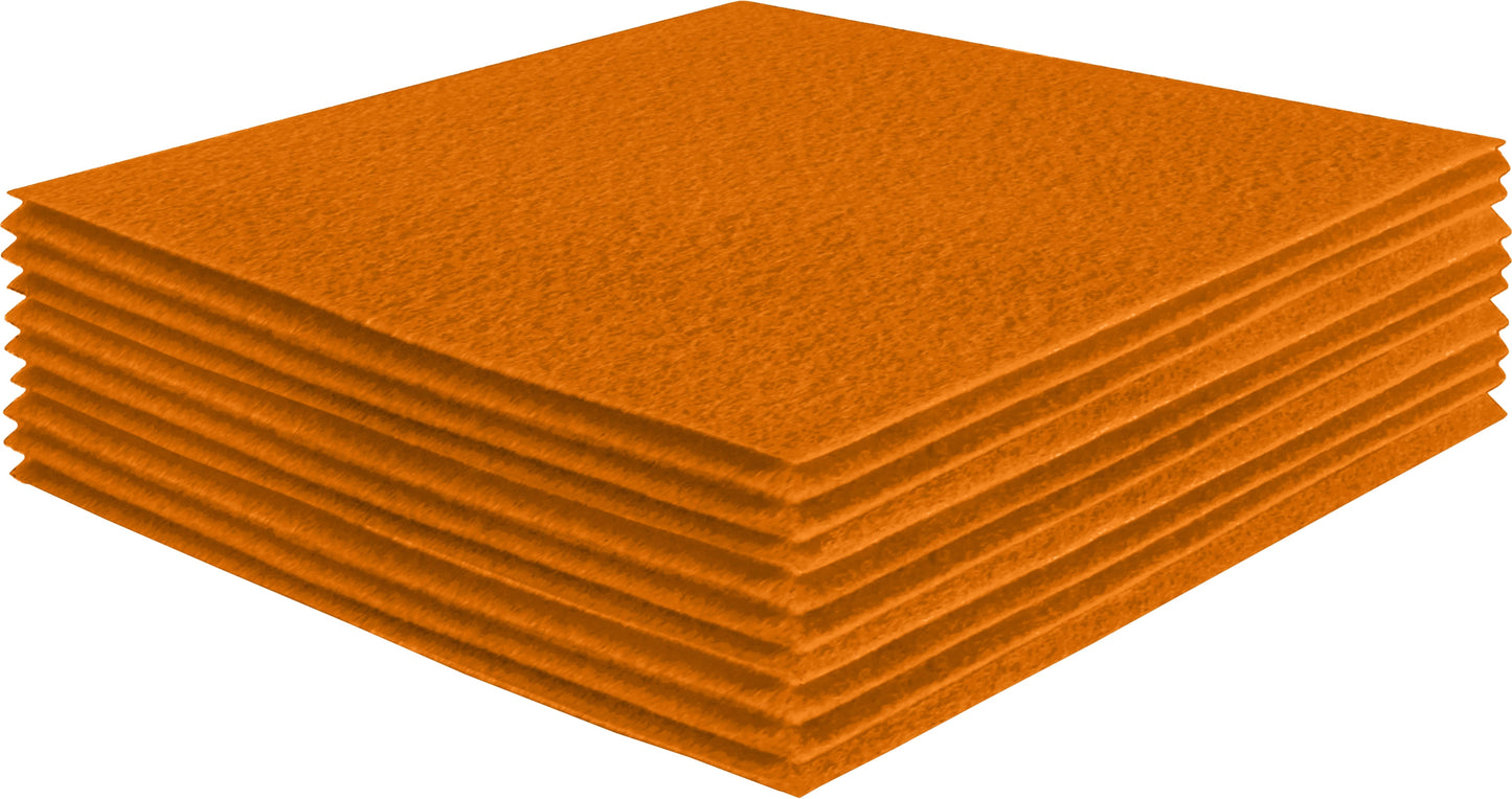 FabricLA Acrylic Felt Craft Sheet Packs – Mango | Soft 100% Acrylic Felt Sheets for DIY & Crafts - Prismatic Fiber Arts