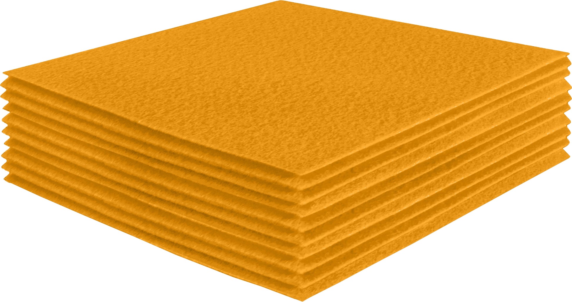 FabricLA Acrylic Felt Craft Sheet Packs – Gold | Soft 100% Acrylic Felt Sheets for DIY & Crafts - Prismatic Fiber Arts