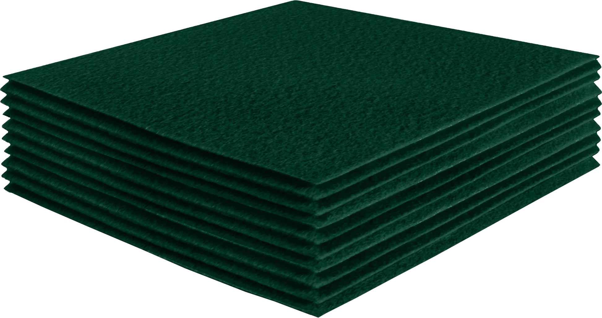 FabricLA Acrylic Felt Craft Sheet Packs – Hunter Green | Soft 100% Acrylic Felt Sheets for DIY & Crafts - Prismatic Fiber Arts