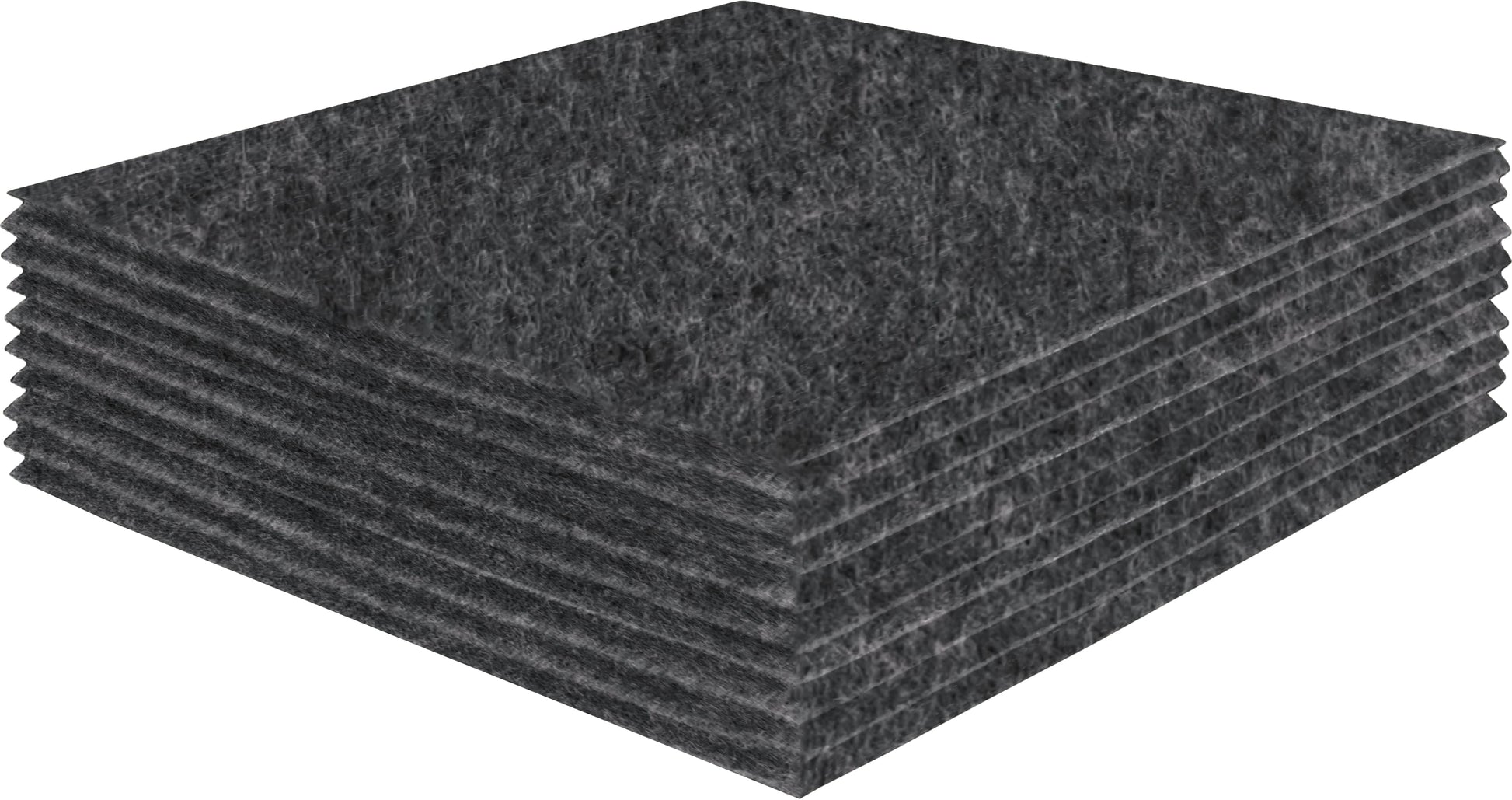 FabricLA Acrylic Felt Craft Sheet Packs – Charcoal | Soft 100% Acrylic Felt Sheets for DIY & Crafts - Prismatic Fiber Arts