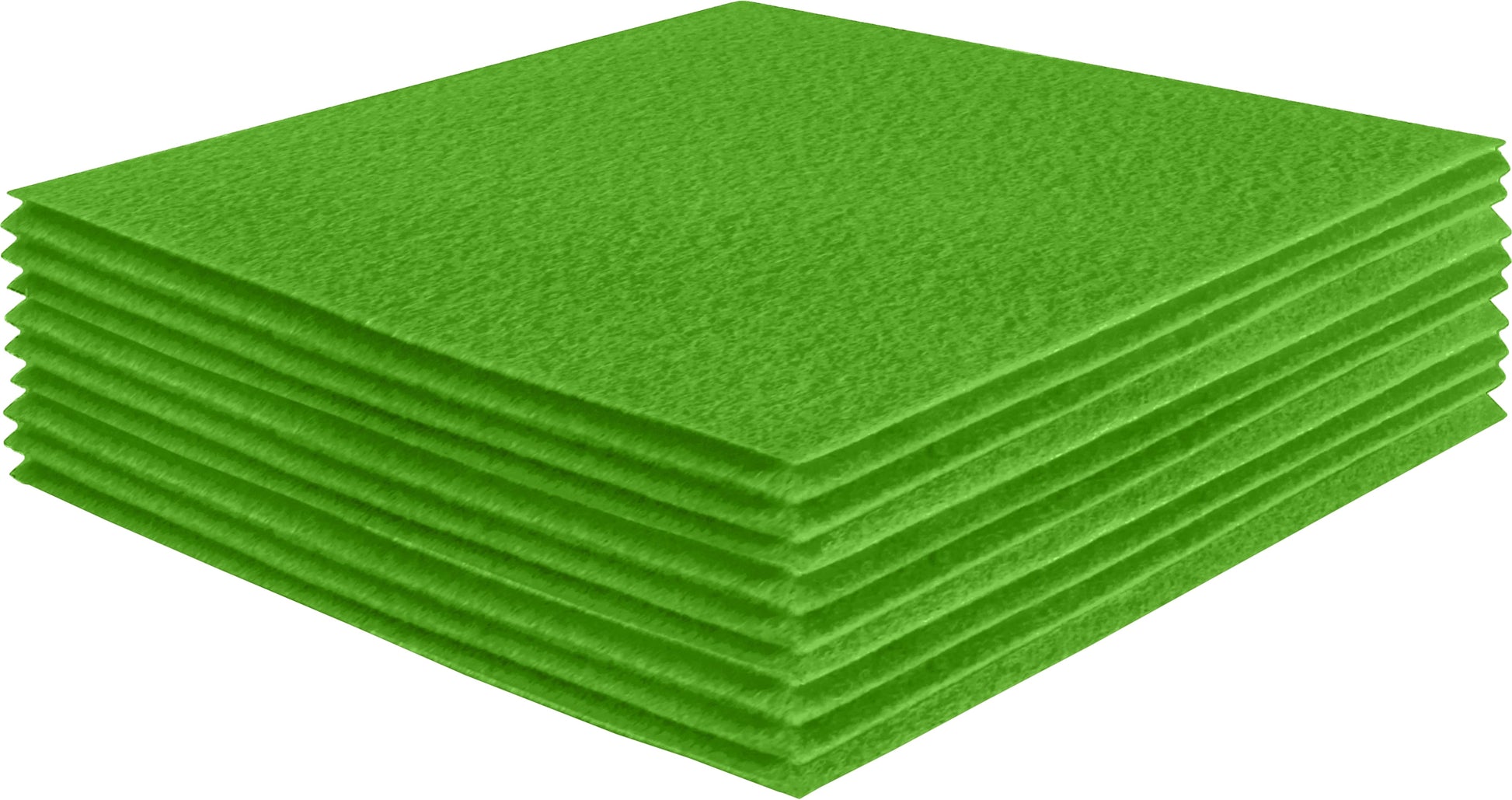 FabricLA Acrylic Felt Craft Sheet Packs – Lime | Soft 100% Acrylic Felt Sheets for DIY & Crafts - Prismatic Fiber Arts
