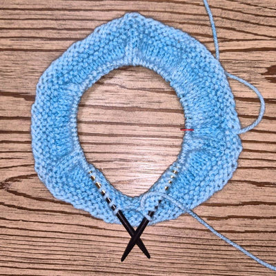 Blue Silk | 12" Circular Knitting Needles | Ebony | 9 Sizes - Prismatic Fiber Arts