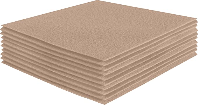 FabricLA Acrylic Felt Craft Sheet Packs – Sandy | Soft 100% Acrylic Felt Sheets for DIY & Crafts - Prismatic Fiber Arts