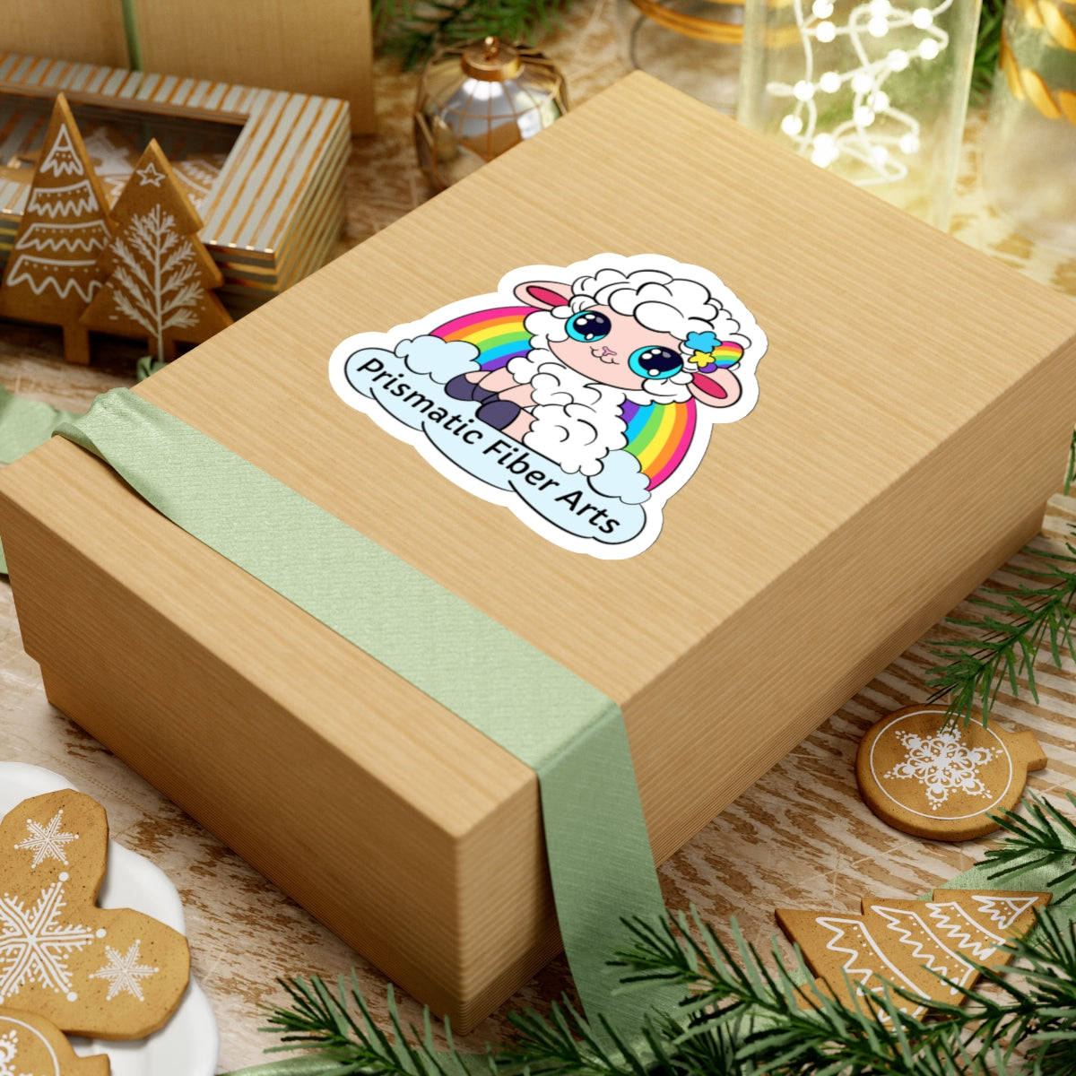 PFA Logo Kiss-Cut Stickers - Prismatic Fiber Arts