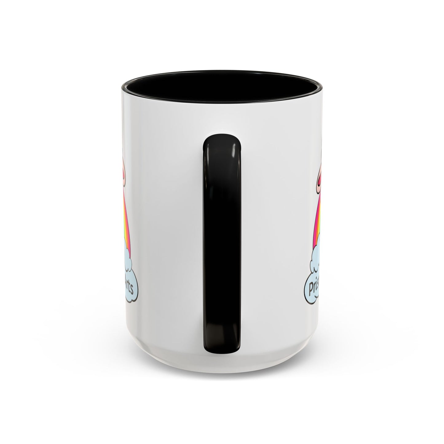 PFA "Logo" Accent Coffee Mug (11, 15oz) - Prismatic Fiber Arts