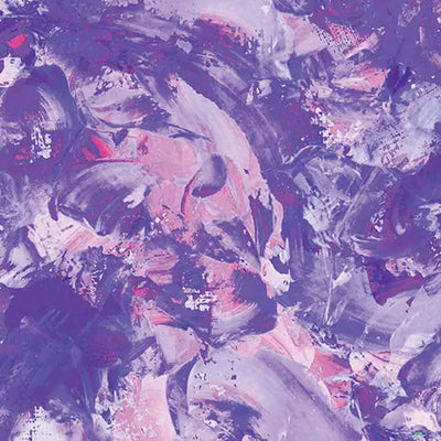 Purple Paint Splash Lilac Cotton Wideback Fabric per yard - Prismatic Fiber Arts