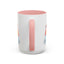 PFA "Logo" Accent Coffee Mug (11, 15oz) - Prismatic Fiber Arts