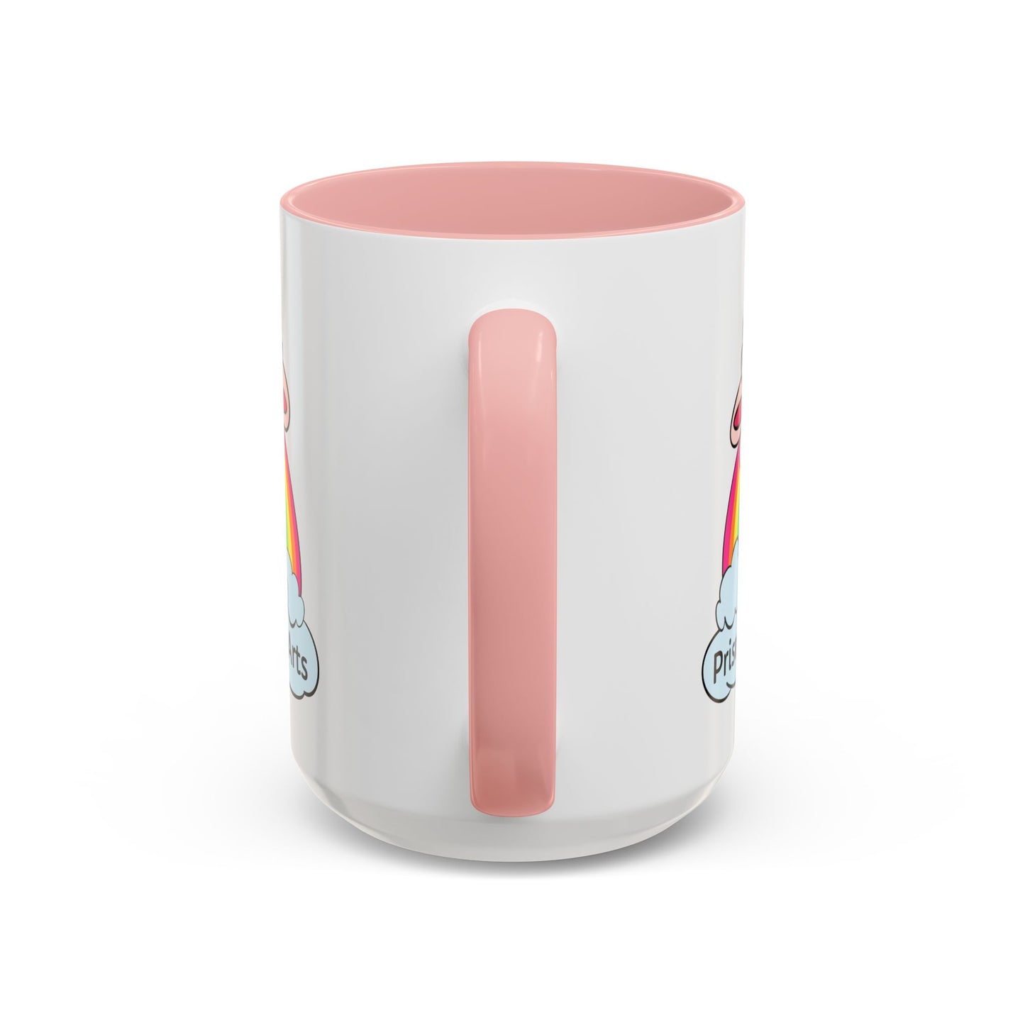 PFA "Logo" Accent Coffee Mug (11, 15oz) - Prismatic Fiber Arts