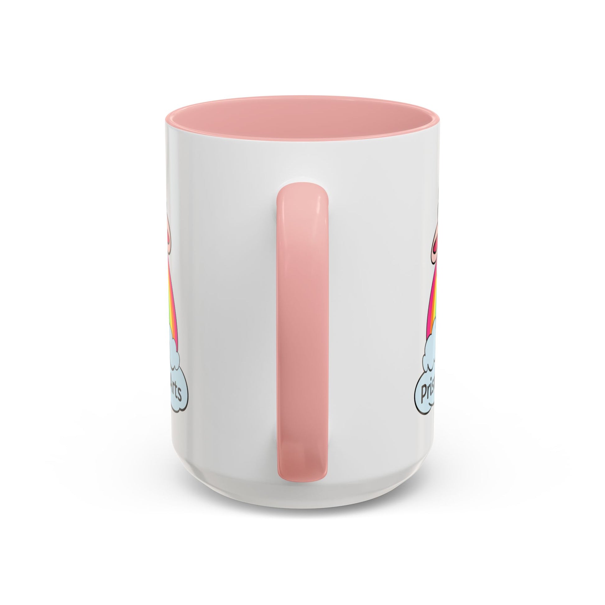 PFA "Logo" Accent Coffee Mug (11, 15oz) - Prismatic Fiber Arts