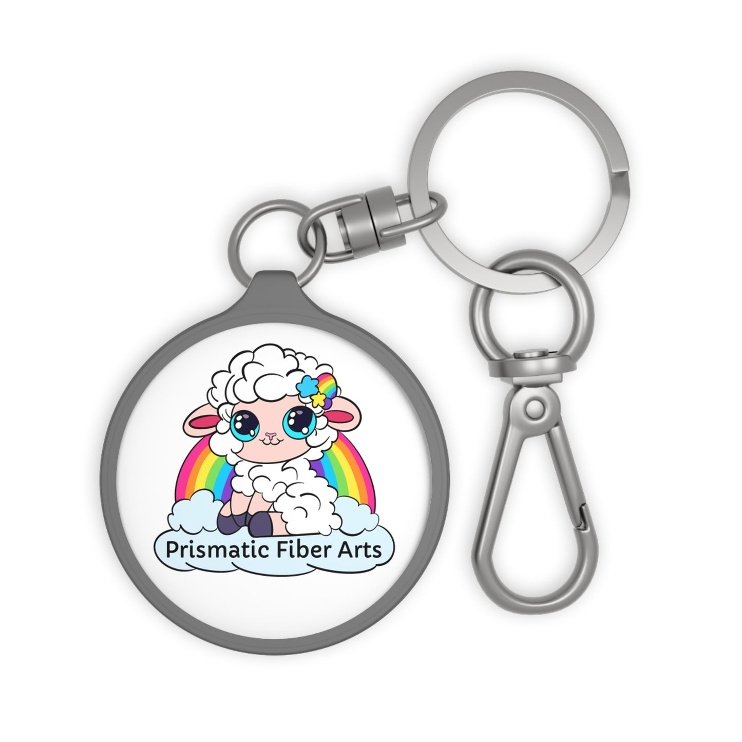 PFA Keychain - Prismatic Fiber Arts