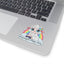 PFA Logo Kiss-Cut Stickers - Prismatic Fiber Arts