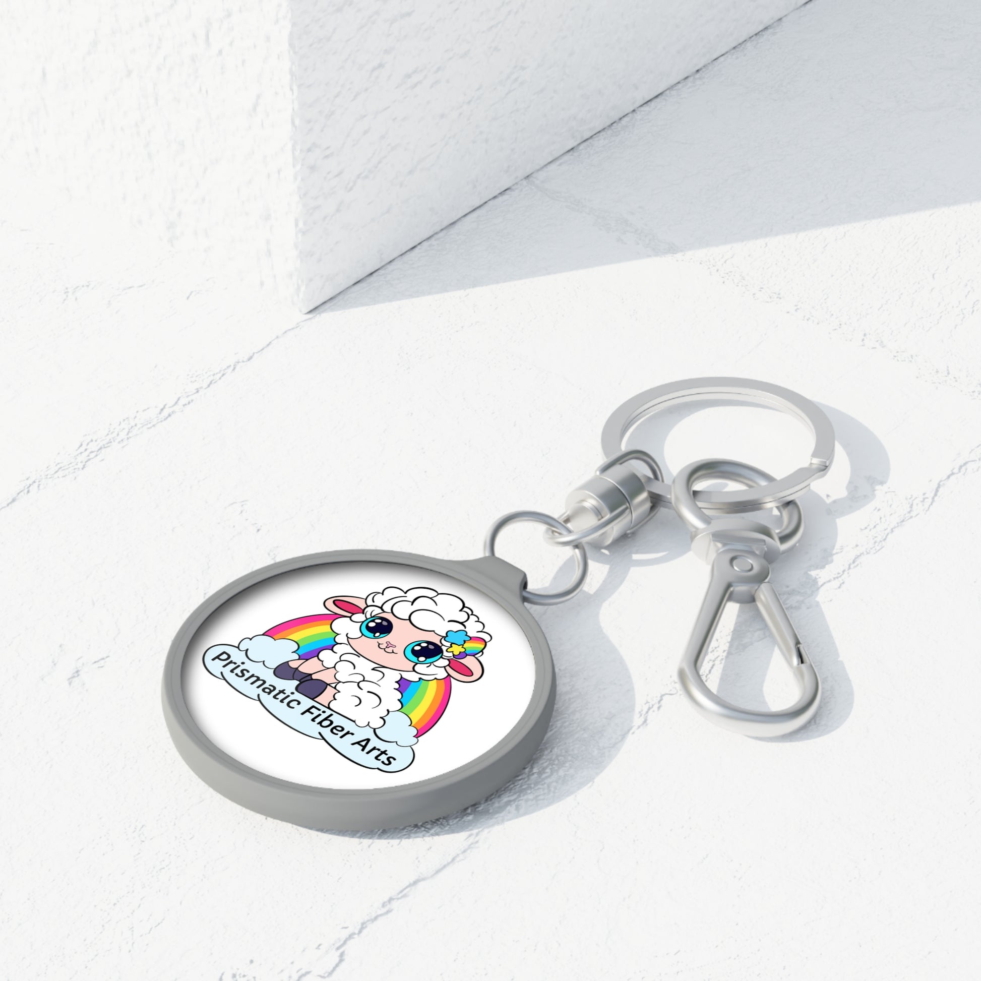 PFA Keychain - Prismatic Fiber Arts
