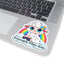 PFA Logo Kiss-Cut Stickers - Prismatic Fiber Arts