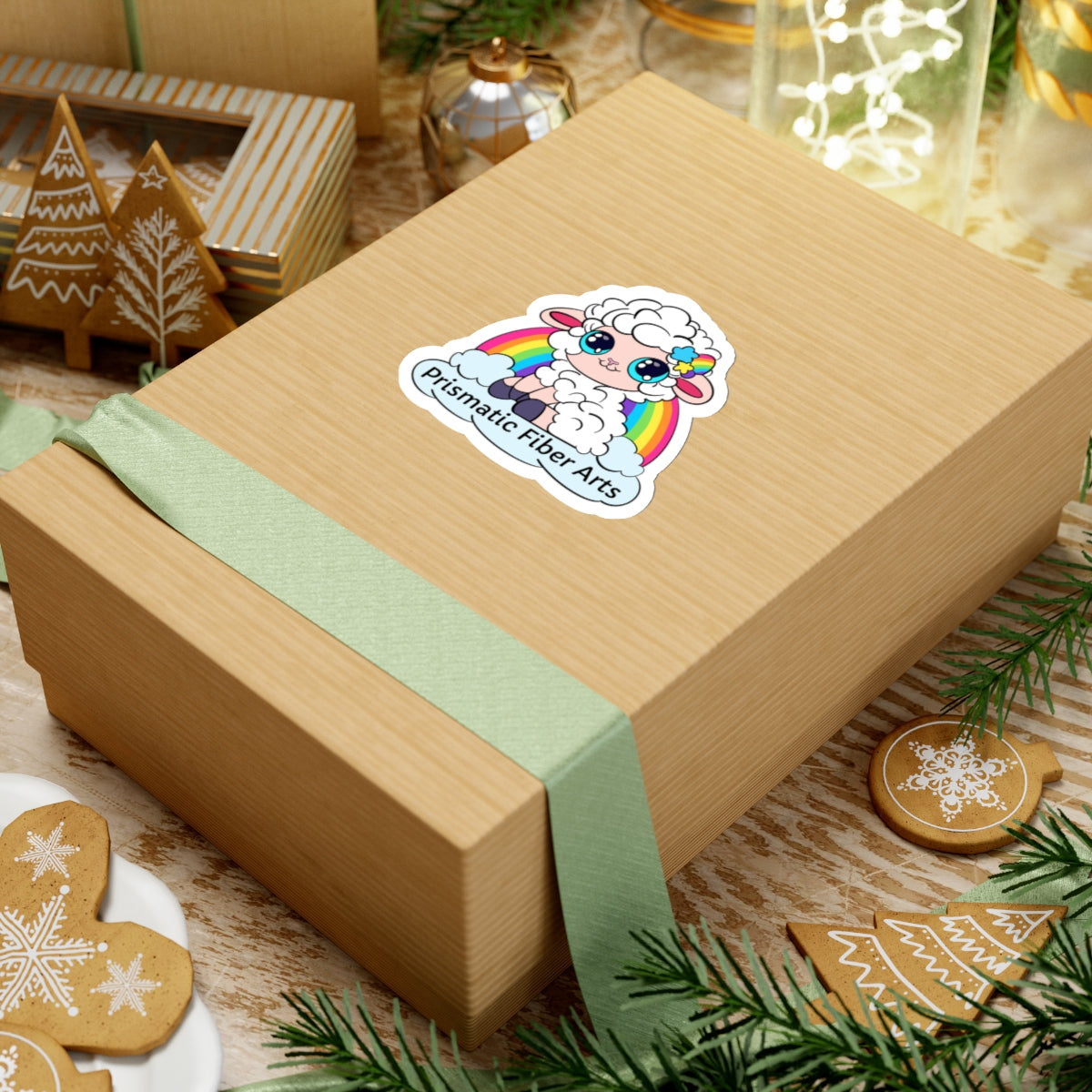 PFA Logo Kiss-Cut Stickers - Prismatic Fiber Arts