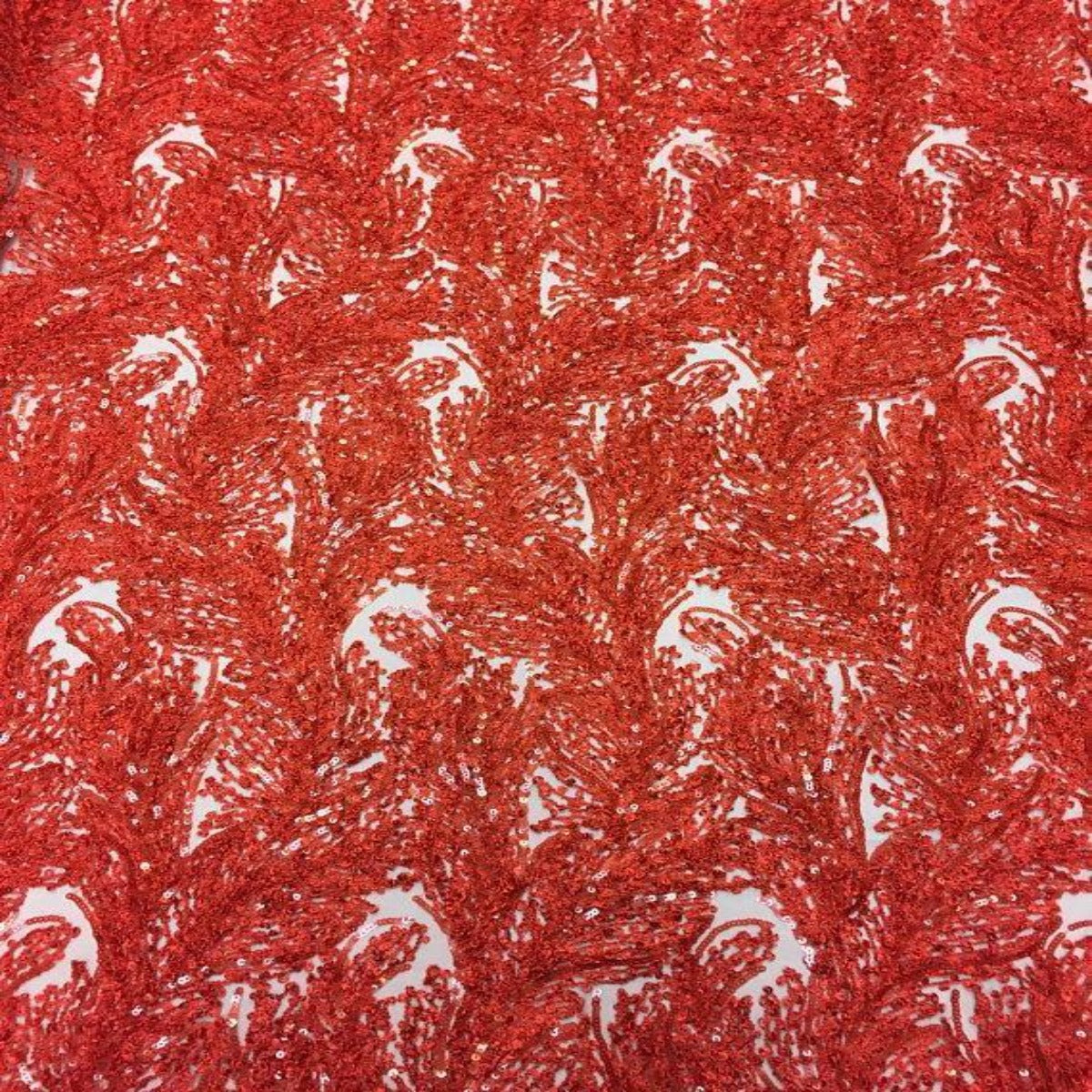 Cozy Pop Thread Floral Sequins Fabric - Prismatic Fiber Arts