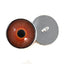 Amber Honeycomb Sew-On Button Glass Eyes - Prismatic Fiber Arts