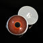 Amber Honeycomb Sew-On Button Glass Eyes - Prismatic Fiber Arts