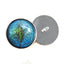 Blue Lizard Reptile Inspired Sew-On Button Glass Eyes - Prismatic Fiber Arts
