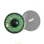 Green Code Cyberpunk Sew-On Button Glass Eyes - Prismatic Fiber Arts