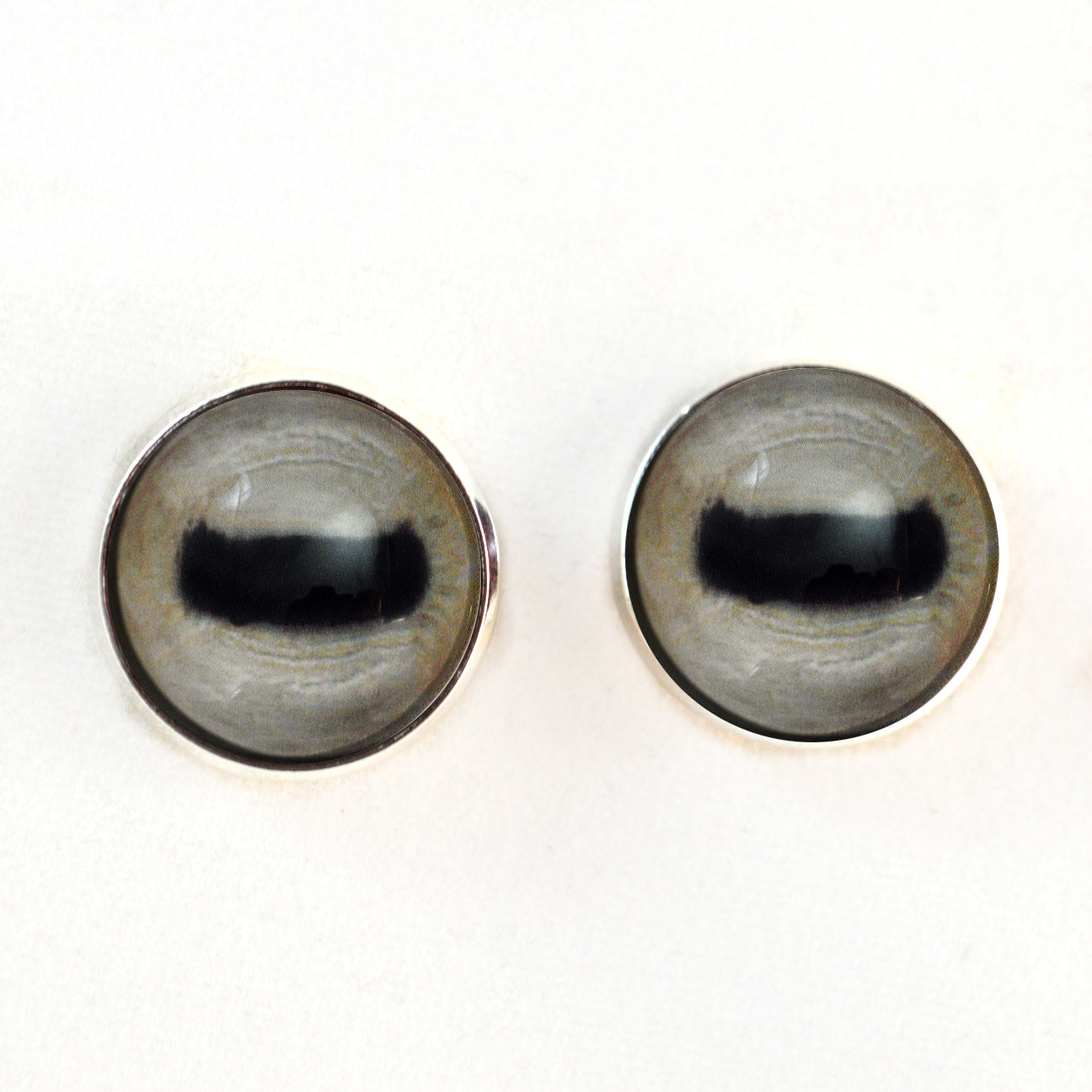 Pale Goat Sew-On Button Glass Eyes - Prismatic Fiber Arts