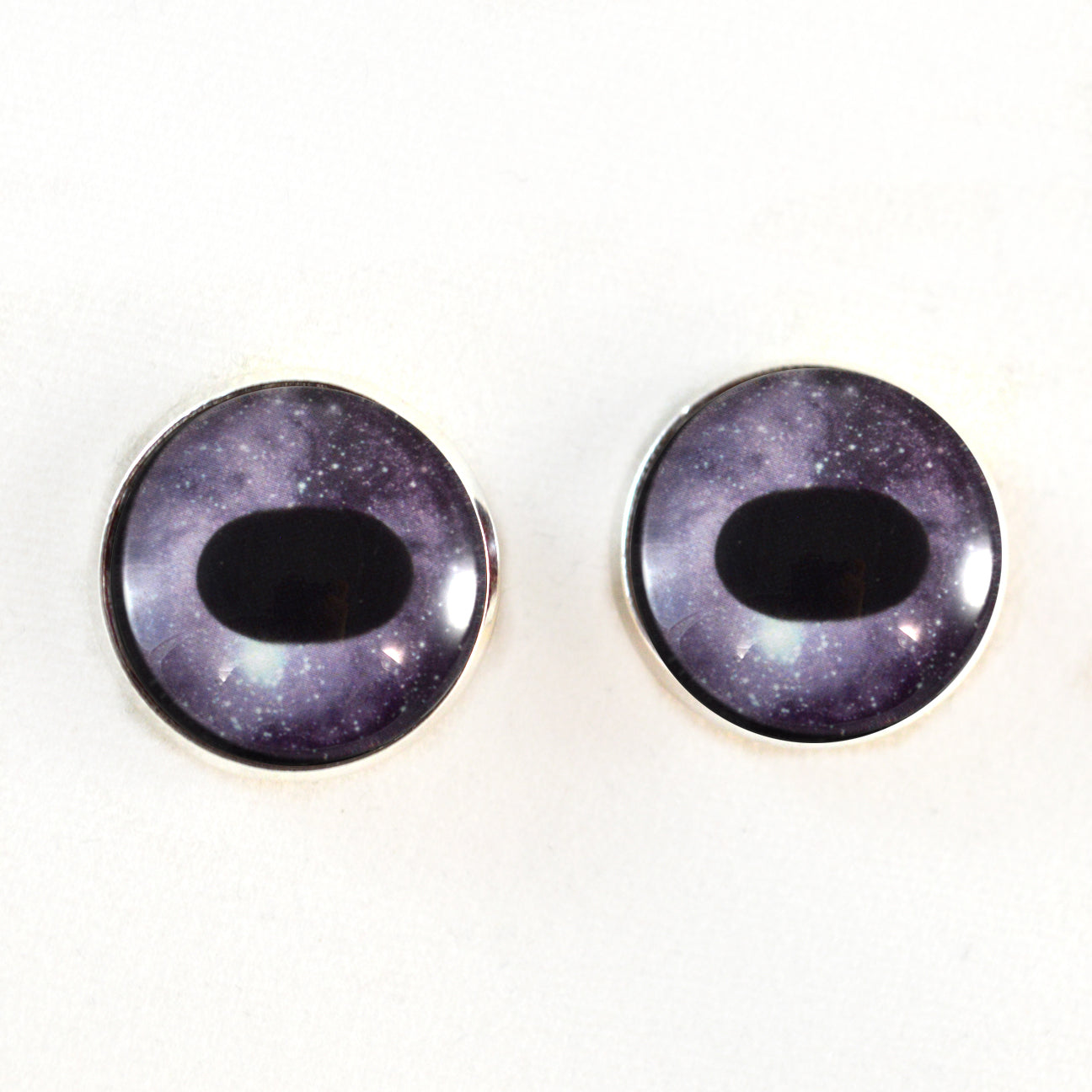 Purple Unicorn Sew-On Button Glass Eyes - Prismatic Fiber Arts