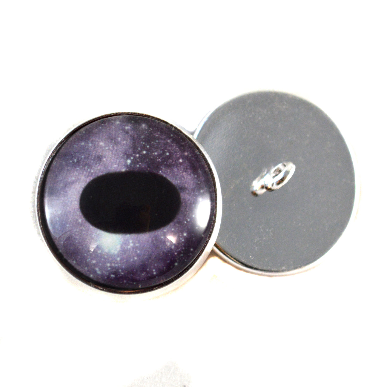 Purple Unicorn Sew-On Button Glass Eyes - Prismatic Fiber Arts