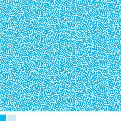 Dashes Sky Cheeto's World Cotton 44"/45" Fabric Per Yard - Prismatic Fiber Arts