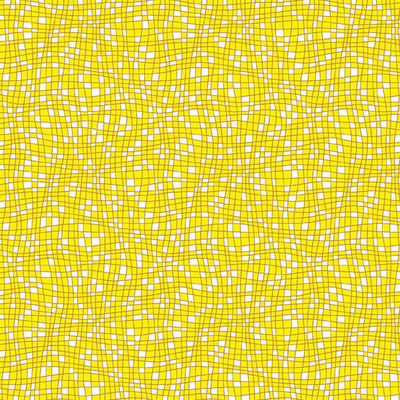 Teensy Checks Yellow Cheeto's World Cotton 44"/45" Fabric Per Yard - Prismatic Fiber Arts