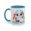 PFA "Logo" Accent Coffee Mug (11, 15oz) - Prismatic Fiber Arts