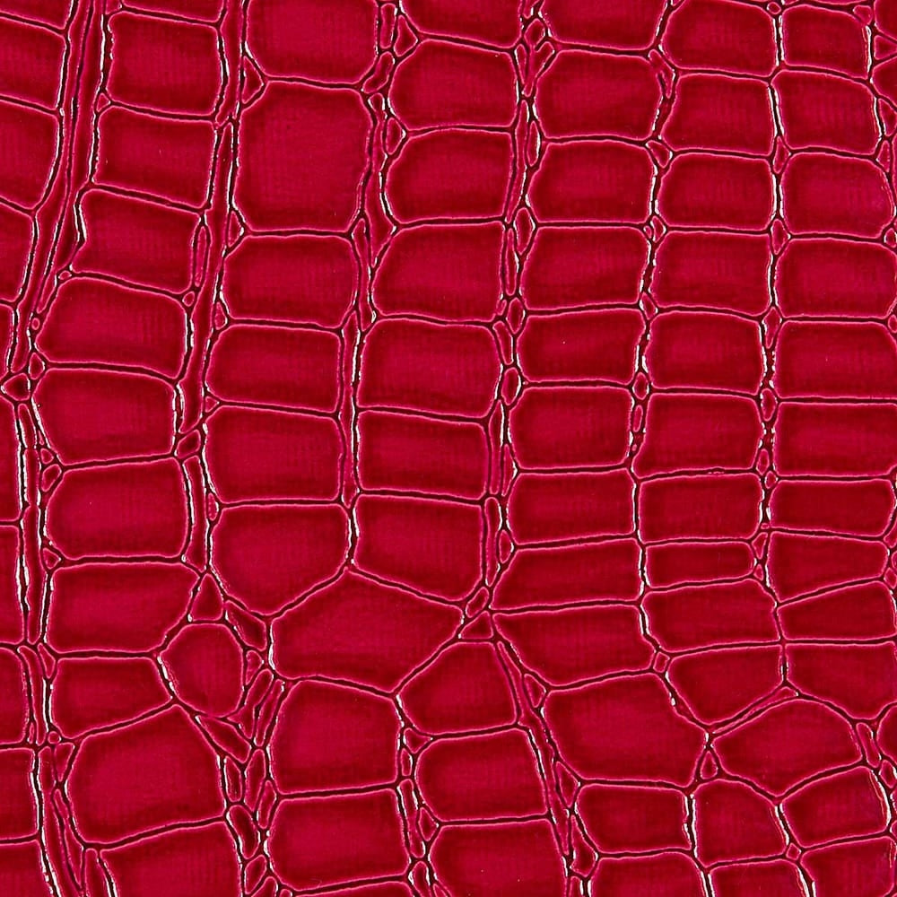 Faux Crocodile Vinyl Fabric - Prismatic Fiber Arts