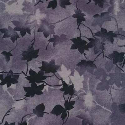 Grey Ivy Cotton Wideback Fabric per yard - Prismatic Fiber Arts