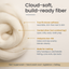 Merino Wool Carded Sliver | 19 Micron Undyed Wool - Prismatic Fiber Arts